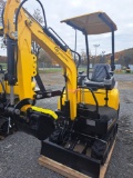 FF industrial FF15 Mini excavator w/ cab roof, thumb and blade