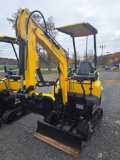 FF industrial FF15 Mini excavator w/ cab roof, thumb and blade