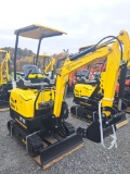FF industrial FF15 Mini excavator w/ cab roof, thumb and blade