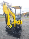 FF industrial FF15 Mini excavator w/ cab roof, thumb and blade