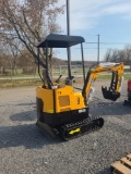 Miva VA15 Mini Excavator w/ Thumb & Pilot Controls
