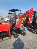 Miva VA13 Mini Excavator w/ Blade & Thumb
