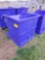 Blue Dump Hopper