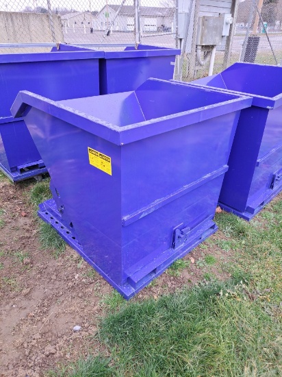 Blue Dump Hopper