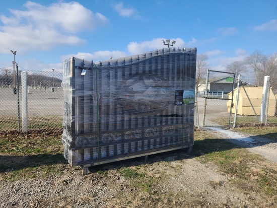 20' Bi Parting Driveway Gates w/ Deer Scene