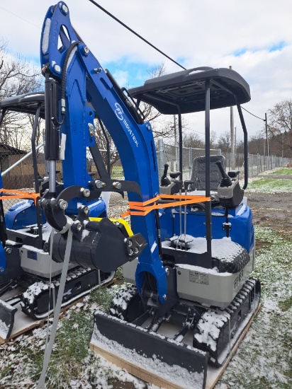 FF Industrial FF18R Mini Excavator - Blue