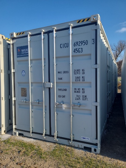 40' High Cube Container w/ 2 side doors
