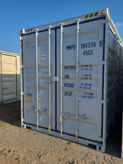 40' High Cube Container w/ 4 side doors