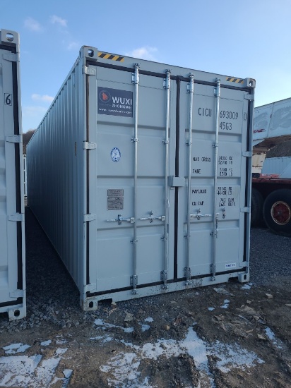 40' High Cube Container w/ 2 side doors