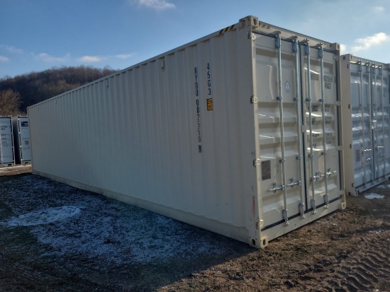 40' High Cube Container w/ 2 side doors