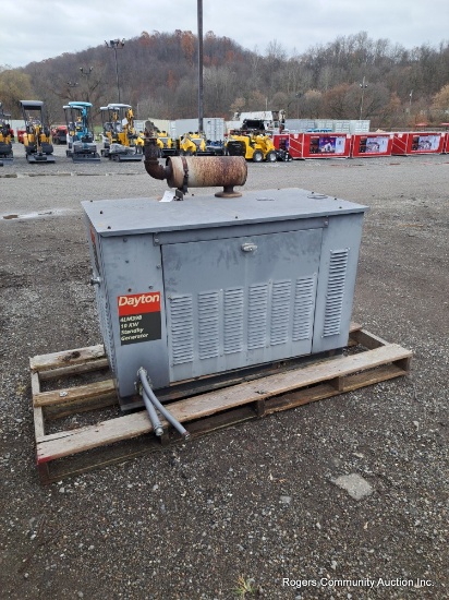 Dayton Standby Generator 4LM39B - 10 KW - 673 Hrs - Runs Off Propane