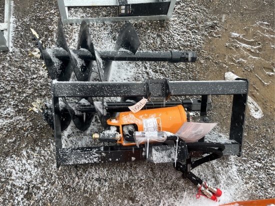Wolverine Auger Attachment w/ 12" & 18" Bits