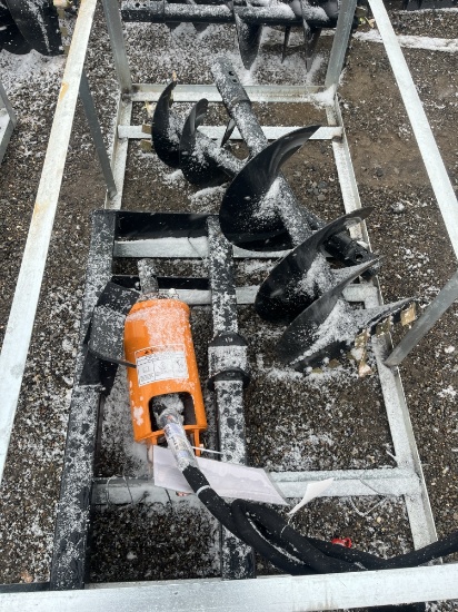 Wolverine Auger Attachment w/ 12" & 18" Bits