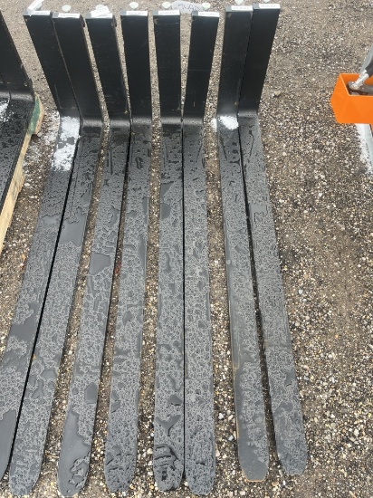 2 - Wolverine Approx 60" Pallet Forks