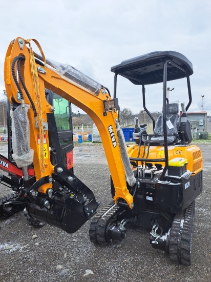 Miva VA20 Mini Excavator w/ Kubota Diesel, Pilot Controls & Thumb