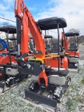 FF Industrial FF18R Mini Excavator - Orange