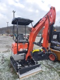FF Industrial FF18R Mini Excavator - Orange