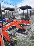 FF Industrial FF18R Mini Excavator - Orange
