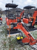 FF Industrial FF18R Mini Excavator - Orange