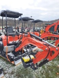 FF Industrial FF18R Mini Excavator - Orange
