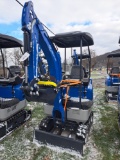 FF Industrial FF18R Mini Excavator - Blue