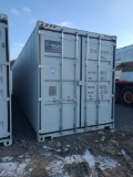 40' High Cube Container w/ 2 side doors