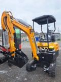 Miva VA20 Mini Excavator w/ Kubota Diesel, Pilot Controls & Thumb