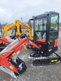 Miva VA13C Mini Excavator w/ Full cab & Thumb