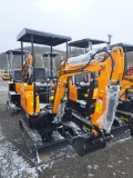 Miva VA15 Mini Excavator w/ Pilot Controls & Thumb