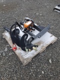 Wolverine Mini Skid Loader Auger Attachment w/ 12