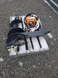 Wolverine Mini Skid Loader Auger Attachment w/ 12