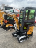 AGT H13R Mini Excavator w/ Full Cab & Thumb