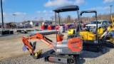 Orange Infront YFE15 Mini Excavator w/ Thumb & Blade