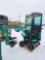 AGT QH13R Mini excavator w/ Full Cab, thumb, and blade
