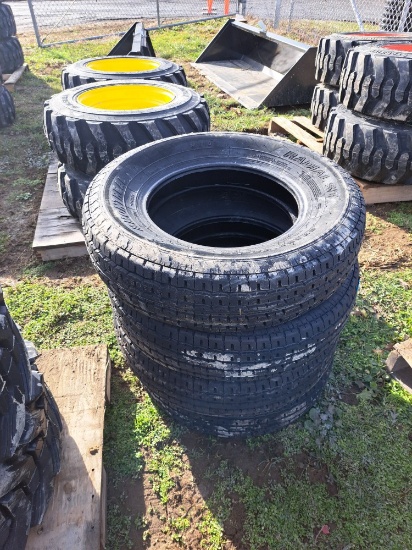 (4) Montreal ST205/75R15 trailer tires