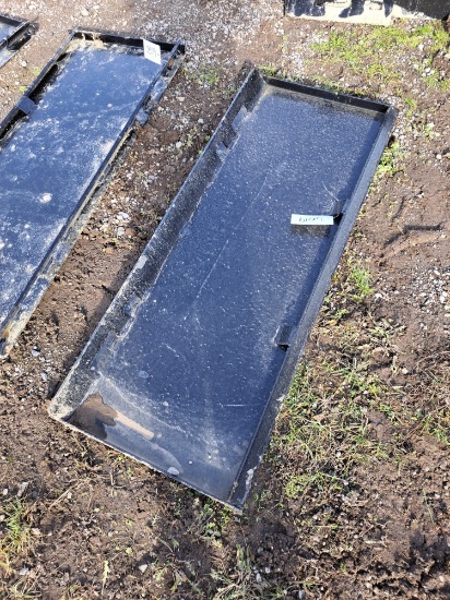 Make-up plate for skid steer