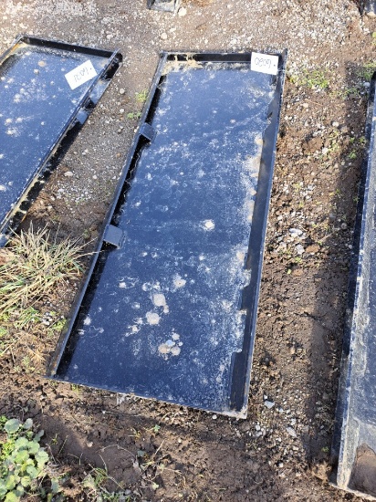 Make-up plate for skid steer