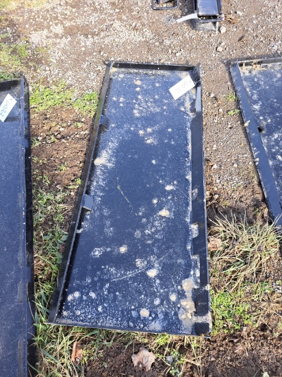 Make-up plate for skid steer