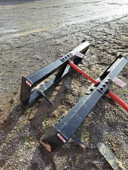 Single prong Hay spear attachment