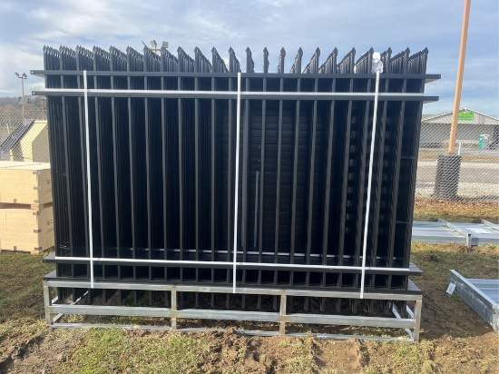 10'x7' Steel site fence