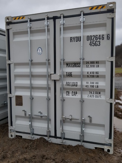 40' High cube Container w/ 4 side doors