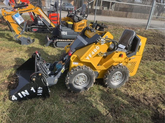 Infront YF480 skid steer w/4-in-1 bucket