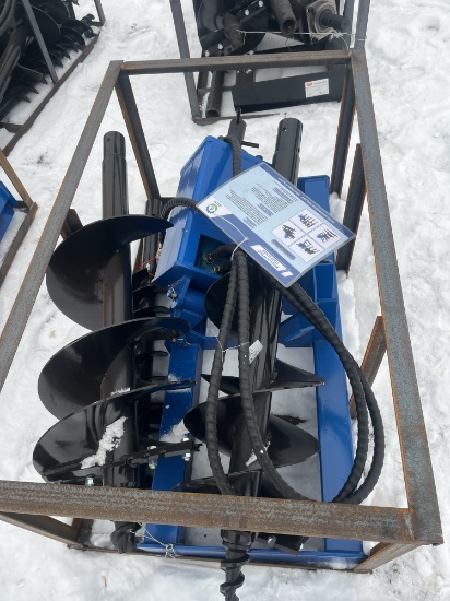 AGT Heavy duty skid steer auger attachment