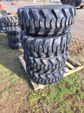 (4) SKS-1 Forerunner 12-16.5 N.H.S Skid steer tire w/ rims