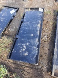 Make-up plate for skid steer