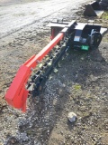 Raytree skid steer trencher attachment