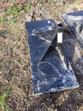 Skid steer trailer hitch receiver