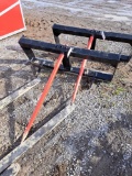 Single prong Hay spear attachment