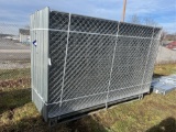 10'x7' portable Chain-link site fence