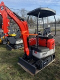 FF Industrial FF 18R gas Mini Excavator w/ Thumb and blade